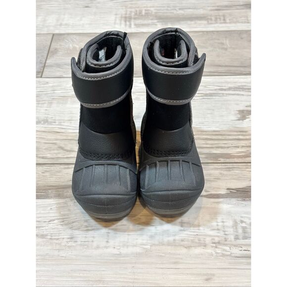 Cat & Jack black snow boots/winter boots size 5 - Picture 2 of 12